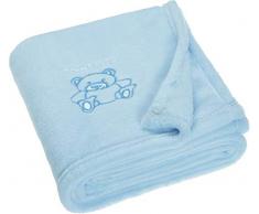 Playshoes Coperta in Pile, Blu, Bambino 100 x 150 cm