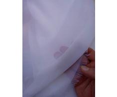 TENDA A METRAGGIO ORGANZA VENDUTA A METRO BIANCO H300 CM