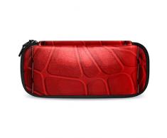 rosso cuoio cuscino texture matita caso scuola college forniture