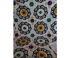 Lenzuola Paisley Stampa Doppia Size Kantha Quilt per letto singolo copriletto kantha Kantha Coperta Bohemian Bedding Kantha Dimensioni 152,4 x 228,6 cm Lenzuola Paisley Stampa Doppia Size Kantha Quilt per letto singolo copriletto kantha Kantha Coperta Bohemian Bedding Kantha Dimensioni 152,4 x 228,6 cm