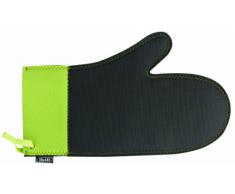 IBILI 780200 - Guanto da Forno in Neoprene, Colore: Nero/Verde Fluorescente