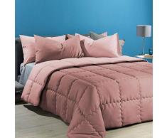 Caleffi Modern Trapunta, Microfibra, Rosa, Matrimoniale