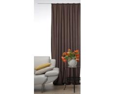 übergardine tenda decorativa # 256 tenda oscurante/Come embrasse o passanti tenda in diversi moderno a tinta unita colore, marrone, Kräuselband / Universalband