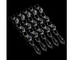 30pcs Acrilico Chiaro Cristallo Fili Tenda di Perline Gemme per Centrotavola Wedding Ghirlanda / Partito / Decorazione di Natale