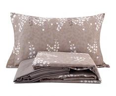 Bassetti Completo Letto in Flanella Matrimoniale Articolo Polka Linette Beige P410 Variante Come Foto + tavoletta Profumo Biancheria per armadi by biancocasa