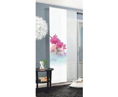 Home fashion Grenoble Tenda a Pannello, Poliestere, Berry/Purple, 245 x 60 cm