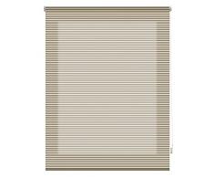 Blindecor Iris | Tenda avvolgibile avvolgibile | Visone | 120 x 180 cm (Larghezza x Altezza) | Dimensioni del tessuto 117 x 175 (Larghezza x Altezza)