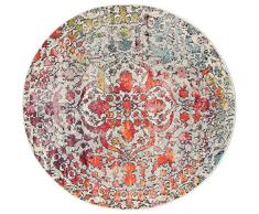 RugVista, Kaleidoscope, Tappeto, Pelo Medio, ∅ 150 cm, Rotondo, Moderno, Oeko-Tex Standard 100, Polypropylene, Corridoio, Camera Da Letto, Cucina, Soggiorno, Multi, Multicolore
