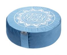 Florensi Cuscino Meditazione - Comodo Cuscino da Pavimento - Tradizionale Cuscino di Meditazione Tibetano con una Splendida Copertura in Velluto - Ampio Cuscino da Pavimento per Adulti - Yoga Premium