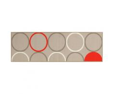 ABC Tappeto La Cucina Opty Beige-Orange 57 x 140 cm