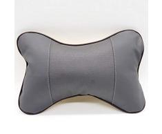 DANDELG Accessorio Automatico di Cuoio del Cuscino del poggiatesta dellautomobile del Cuscino del Collo dellautomobile di 1 Pezzo