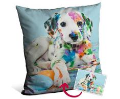 LolaPix Cuscino con Foto Personalizzato. Regali Personalizzati con Foto. Stampa Fronte Retro Totale Fino alla Cucitura. Cuscino Personalizzato con Ripieno Incluso. Varie Dimensioni. 45x45
