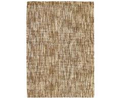 HAMID | Iuta Tappeto Kerala | Tappeto di Juta Naturale | Tappeti 100% Fibra di Juta (Oro, 300x80cm)