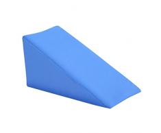 Perfeclan Elevazione del braccio Cuscino a cuneo Supporto in schiuma Cuscini con braccio a cuneo rialzato per sedia a rotelle - blu
