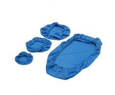 KINTRADE 4 Pezzi/Set Copertura per Poltrona odontoiatrica Lavabile in Polvere Antipolvere Sgabello Sedile Schienale Cuscino Copri Cuscino