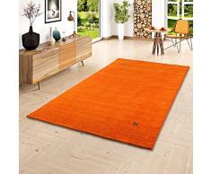 Shiva - Tappeto Naturale Indo Napal Gabbeh - Terracotta - 8 Dimensioni