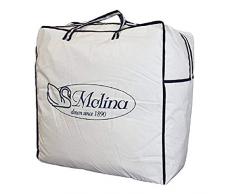 Molina 100% Piumino DOca Siberiano Islanda Extra Warm Massimo Calore Invernale 5 Stelle 1320 Grammi Matrimoniale Maxi cm 250 x 220