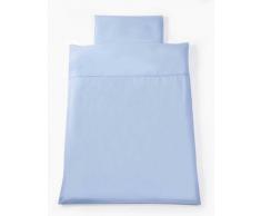 Easy Baby 414-01 - Lenzuola per lettino in cotone, 100 x 135 cm, colore: Blu