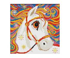 HERUS Kit Punto Croce Timbrato Trapunta Schemi Punto Croce Prestampati per Principianti Bambini Adulti, Kit