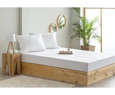 Todocama – Coprimaterasso imbottito antiacaro con membrana traspirante e impermeabile e trattamento sanitario. (letto 80 x 190/200 cm)