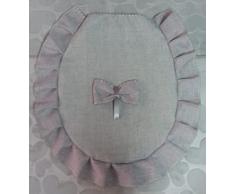 Corredocasa Copriwater Copri Tavoletta WC + Portarotoli Porta Rotolo Scorta Carta Igienica in Tessuto Misura Standard Manifattura Italiana Diversi Colori Abbinati (Grigio)