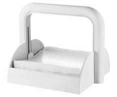 Guzzini Forme Casa 70055-11 Portatovaglioli, Plastica, Bianco