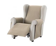 textil-home Salvadivano Trapuntato Copridivano ADELE 1 posti/Copripoltrona Reversibile. Colore Beige