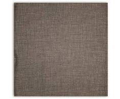 DEMONA COPRIDIVANO Made in Italia IRGE in Tessuto CANAPONE con Laccetti SALVADIVANO IRGE Vari Colori Piu Tasca 2 3 POSTI (Tortora, 2 POSTI)