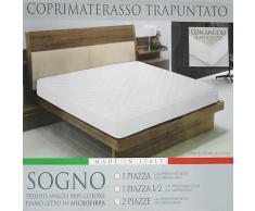 Coprimaterasso Trapuntato singolo 1 piazza con angoli