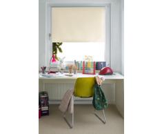 GARDINIA Tenda a rullo con rivestimento termico con morsetto o adesiva, Elevato riflesso della luce, Risparmio energetico, Opaca, Kit di montaggio incluso, EASYFIX Tenda a rullo con rivestimento termico, Naturale, 120 x 150 cm (LxA)