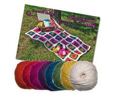 Treasured coperta uncinetto Bundle Pack. Lana e Crochet Pattern provided.