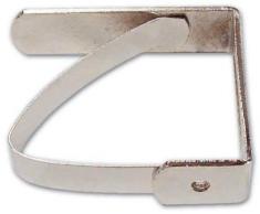 PEBSHOP FERMATOVAGLIE in Acciaio con Molla CF. 50 pz. (Nichelato)
