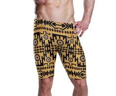 FANTAZIO Africano Tappeto Texture Maschio Costume da bagno Poliestere Solido Uomini Surf Runner 1 M