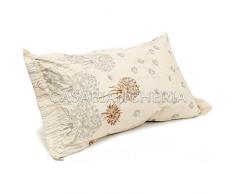 Caleffi Country chic Completo Lenzuola, Cotone, Tortora, Matrimoniale, 48226, Caleffi