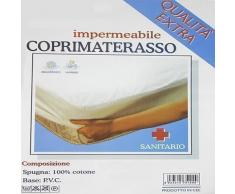 Coprimaterasso impermeabile matrimoniale traversa cerata 2 piazza matrimoniale con angoli