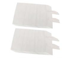 Ioensy 20 Federe Usa E Getta in Tessuto Non Tessuto, Copricuscino per Federa Antipolvere per Viaggi, Bianco 20 x 28