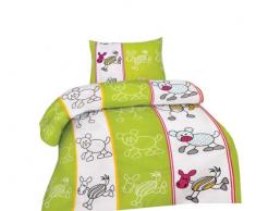 2 Pezzi Biancheria letto bambini Cotone / Renforcé 100 x 135 cm + 40 x 60 cm JIMMY