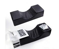 Cuscino per Collo Estensione Ciglia Cuscino in Pelle Pu Impermeabile Ciglia Innesto Strumento Memory Foam Cuscino a Forma di U