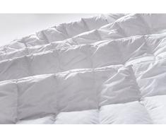 Manteuffel 804832 - Coperta di Piumino Leggero, Bianco, 200 x 200 cm