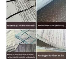 Lee My Turno Carpet Macchia Resistente Cucina Piano Tappeto, Vintage Coperta di Zona con Protezione Antisdrucciolevole per la Camera da Letto, Soggiorno Bambini,b,300cm/118/9.8'