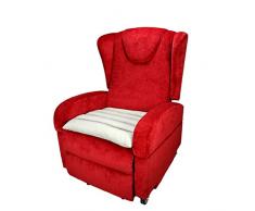 HEALTH Medical Fab Cuscino Antidecubito per seduta Poltrona, in Fibra Cava