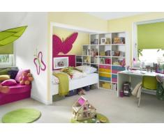 GARDINIA Tenda a rullo con rivestimento termico con morsetto o adesiva, Elevato riflesso della luce, Risparmio energetico, Opaca, Kit di montaggio incluso, EASYFIX Tenda a rullo con rivestimento termico, Verde mela, 45 x 150 cm (LxA)