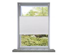 FAMIROSA Tenda plissè Tenda plissè 40x200cm Bianca