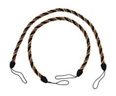 DecoPro Paio di Navy Color Oro Corda fermatenda, 66 cm Style # Cctb Color # 1152