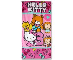 Telo asciugamano mare bimba spugna hello kitty - TU