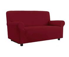 Tata Home Copripoltrona Copridivano Antimacchia Universale Misura 1 Posto in Tessuto Elasticizzato Colore Bordeaux
