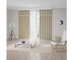 Soleil docre Tenda Ricamata in Cotone Passion Naturale