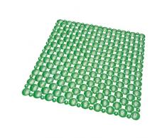 emmevi Tappeto Doccia Vasca Ventose Antiscivolo Tappetino Bagno Pvc Antimuffa Mod.SPERA_PEARLY 53X53 VERDE