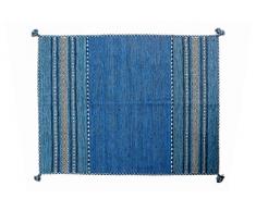 DMORA Tappeto Moderno Kansas, Stile Kilim, Multicolore e Varie Misure, UNICO