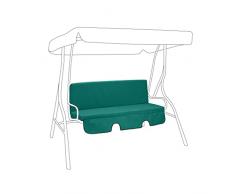 Gardenista Cuscino per panchina a dondolo | Tenda per il patio allaperto | Cuscino resistente allacqua per sedili e schienale | Morbido, comodo e duraturo | Facile da pulire (Verde)